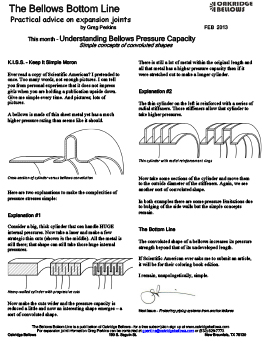 Understanding Bellows Internal Pressure