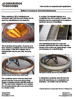 Condenser Seal Refurbishments