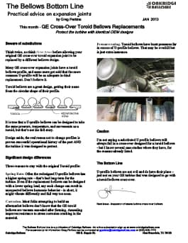 GE Toroid vs U Profile Caution