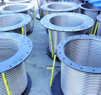 Wartsila recipricating natural gas engine exhaust duct expansion joints